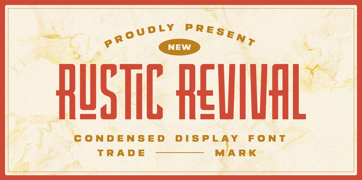 Rustic revival字体 2
