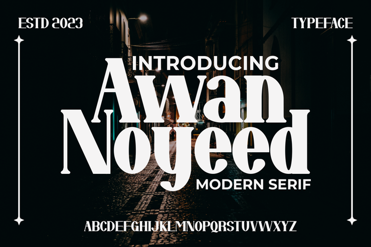 Awan noyed字体 2