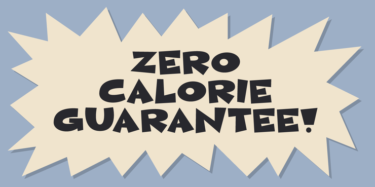 Calorie suit字体 3