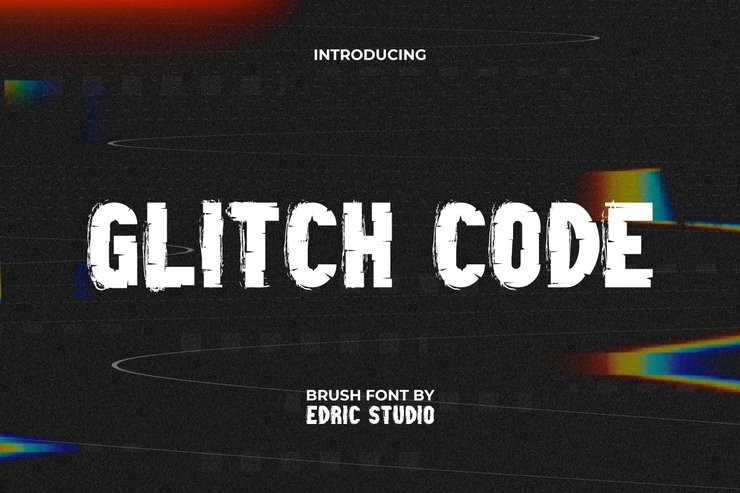 Glitch code字体 1