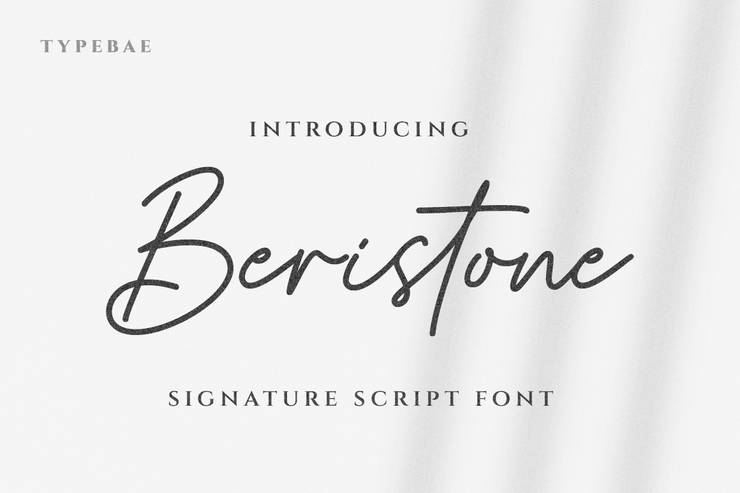 Beristone字体 1