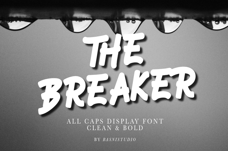 Thebreaker字体 1