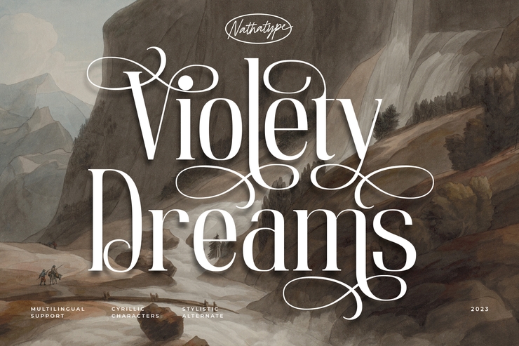 Violety dreams字体 1