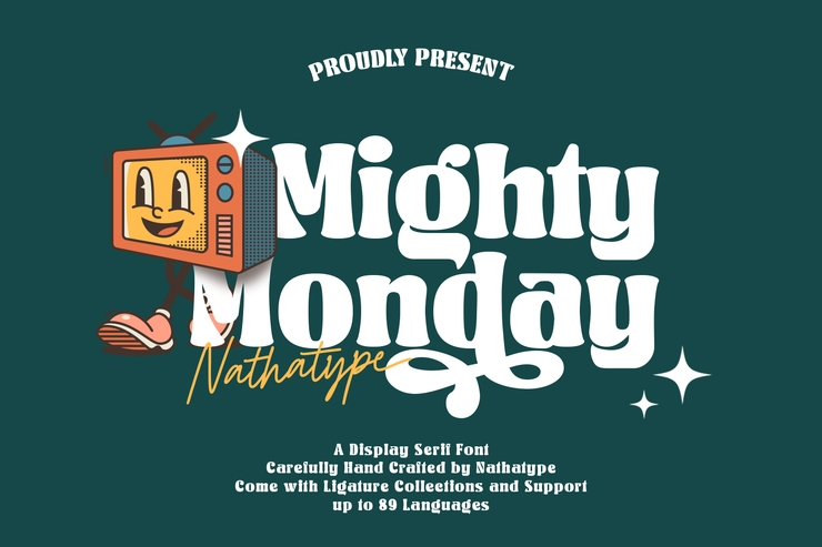 Mighty monday字体 1
