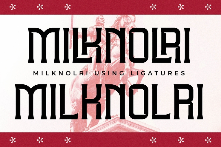 Milknolri字体 8