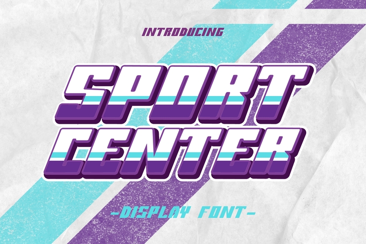 Sport center字体 1