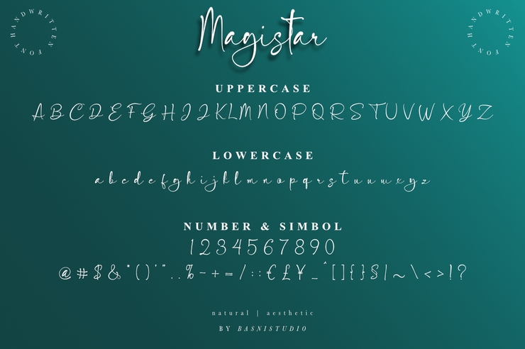 Magistar字体 5