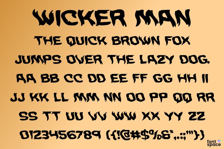 Wicker man字体 10