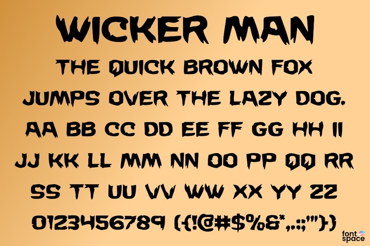 Wicker man字体 1