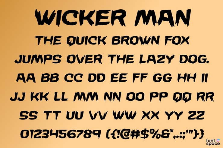 Wicker man字体 4