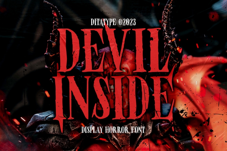 Devil inside字体 1