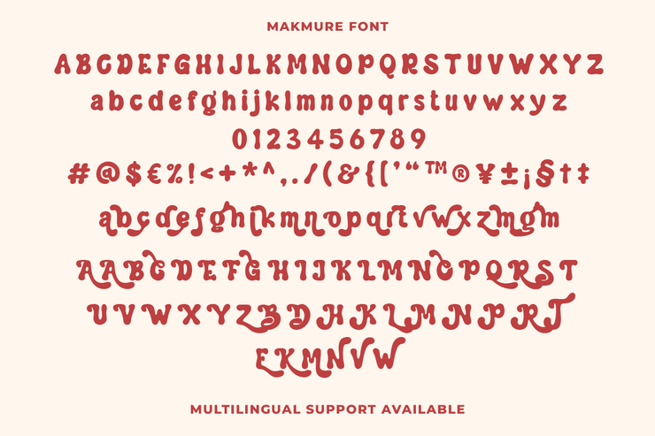 Makmure字体 10