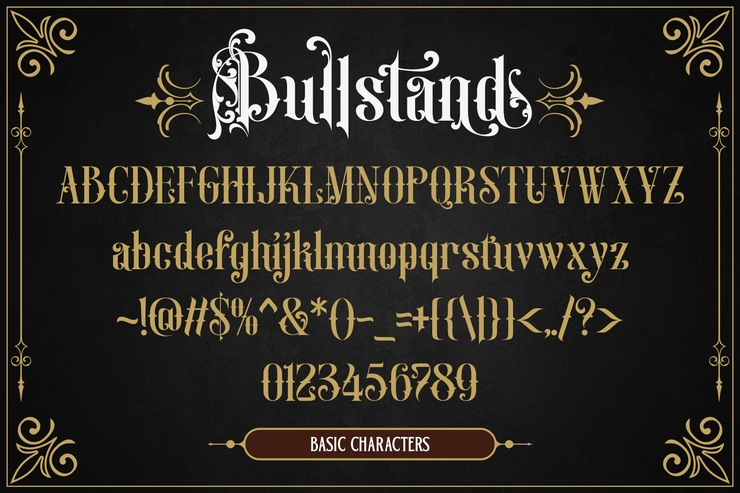 Bullstand字体 1