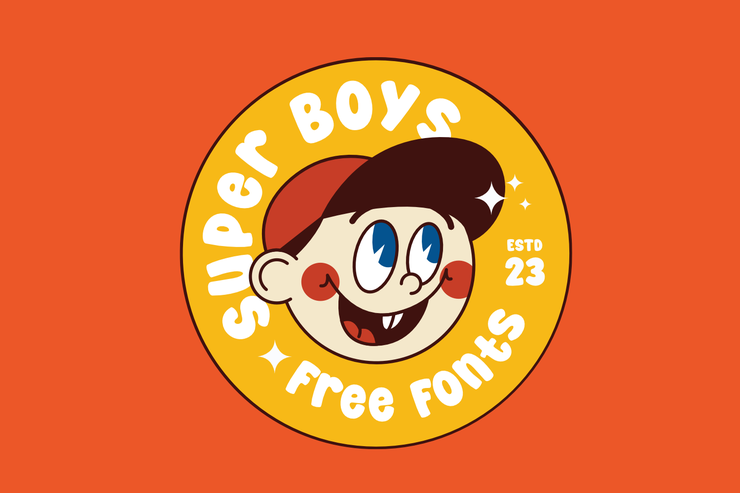 Super boys字体 1
