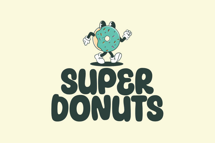 Super donuts字体 1