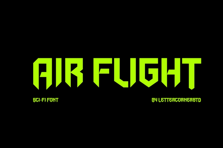 Air flight字体 1