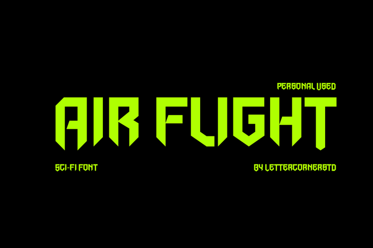 Air flight字体 2