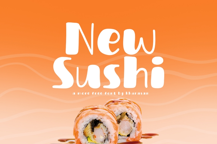 New sushi字体 1