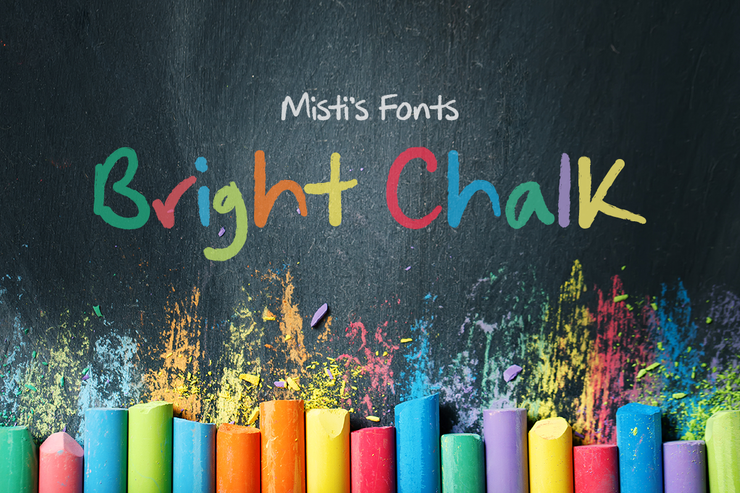 Bright chalk字体 1