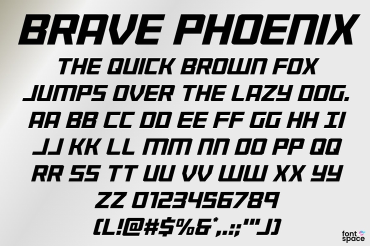 Brave phoenix字体 5