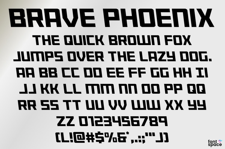 Brave phoenix字体 6