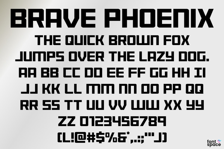 Brave phoenix字体 10