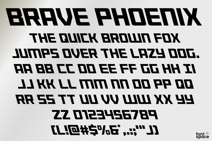 Brave phoenix字体 8