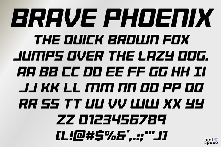 Brave phoenix字体 4