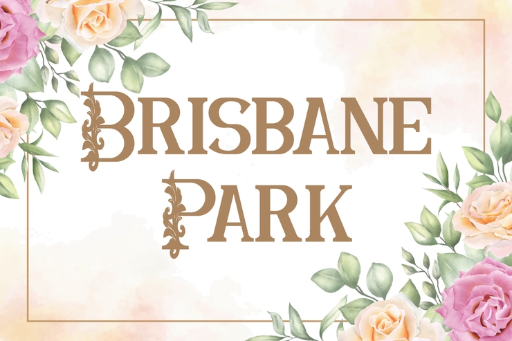 Brisbane park字体 9