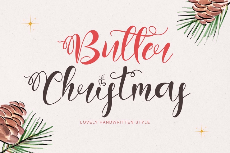 Butter christmas字体 1