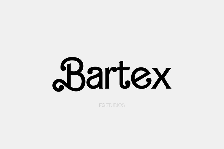 Bartex字体 1