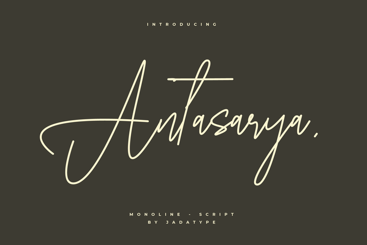 Antasarya字体 1