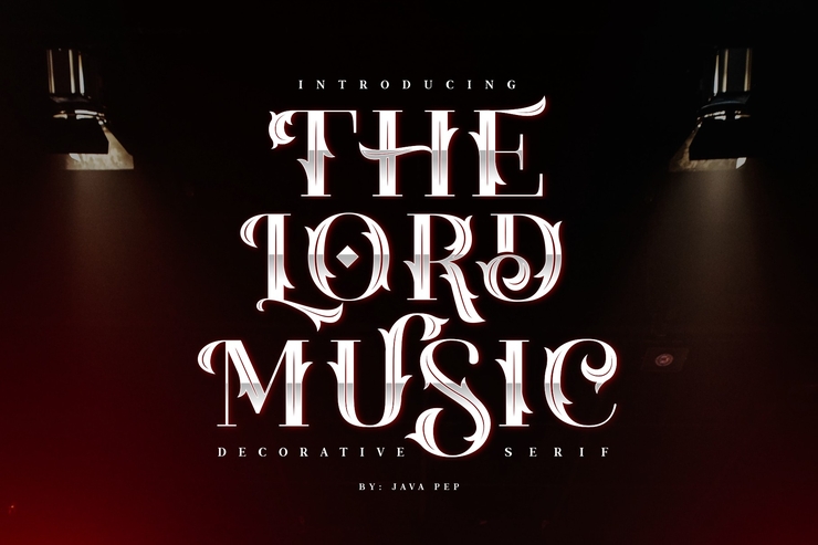 The lord music字体 1