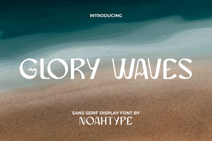 Glory waves字体 1