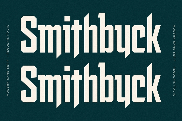 Smith buck字体 4