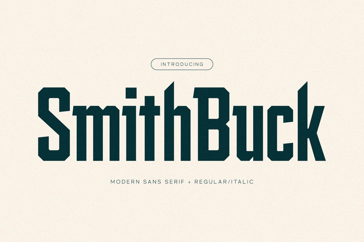 Smith buck字体 1