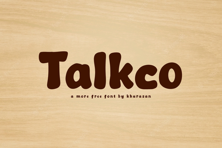 Talkco字体 1