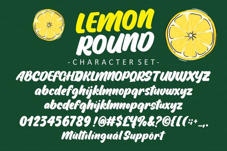 Lemon round字体 6