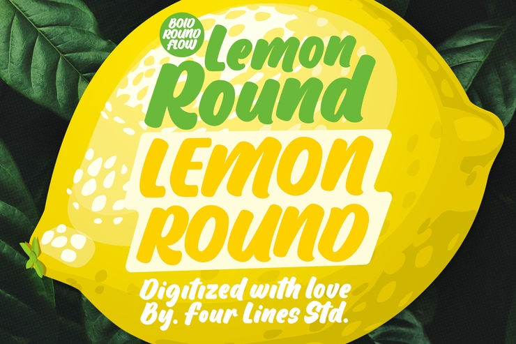 Lemon round字体 1