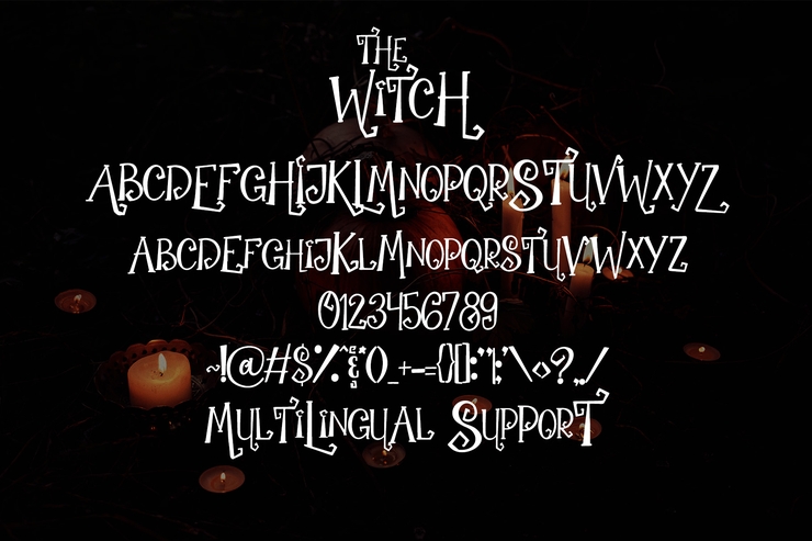 The witch字体 6