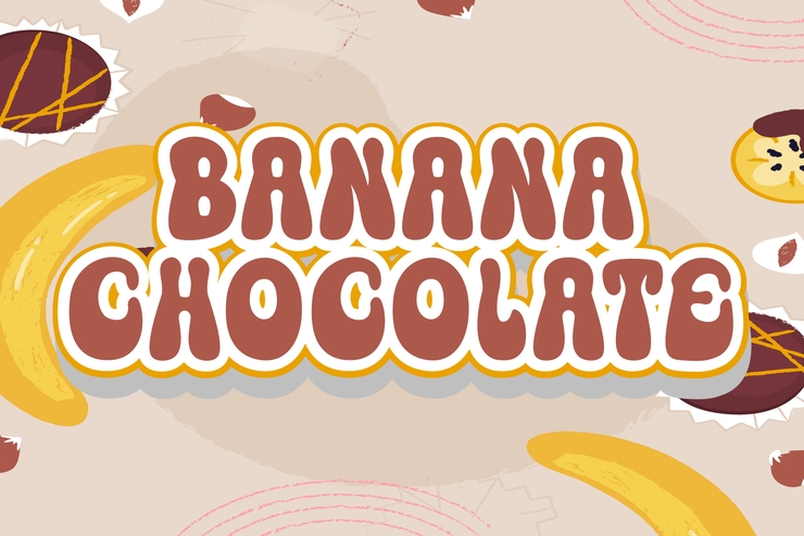 Banana groovy字体 2
