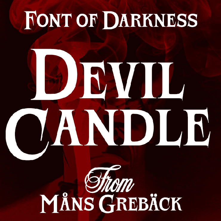 Devil candle字体 4