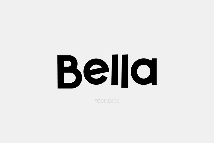 Bella字体 1