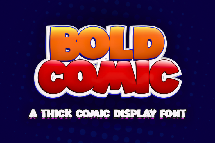 Bold comic字体 1