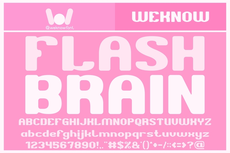 Flash brain字体 1