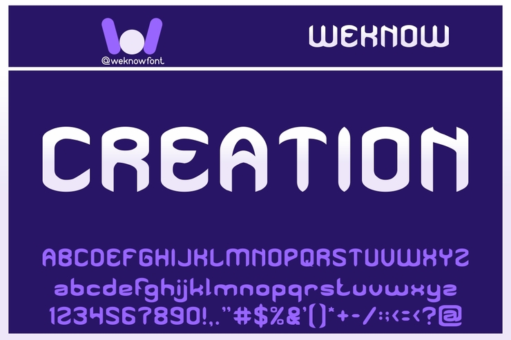 Creation字体 1