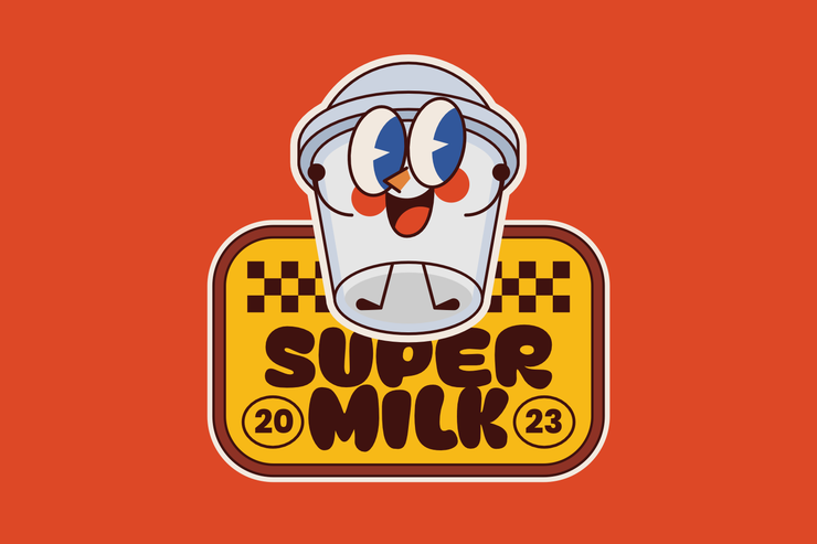 Super milk字体 1