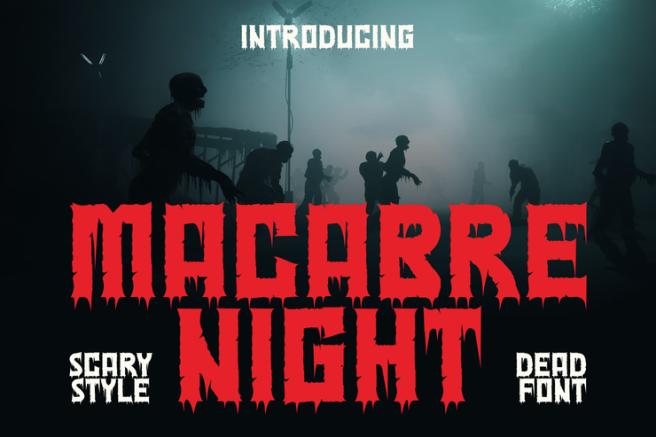 Macabre night字体 1