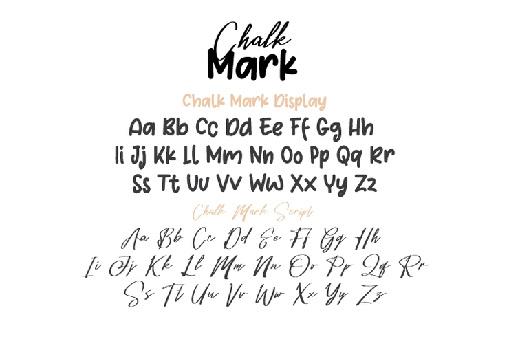Chalk mark字体 2