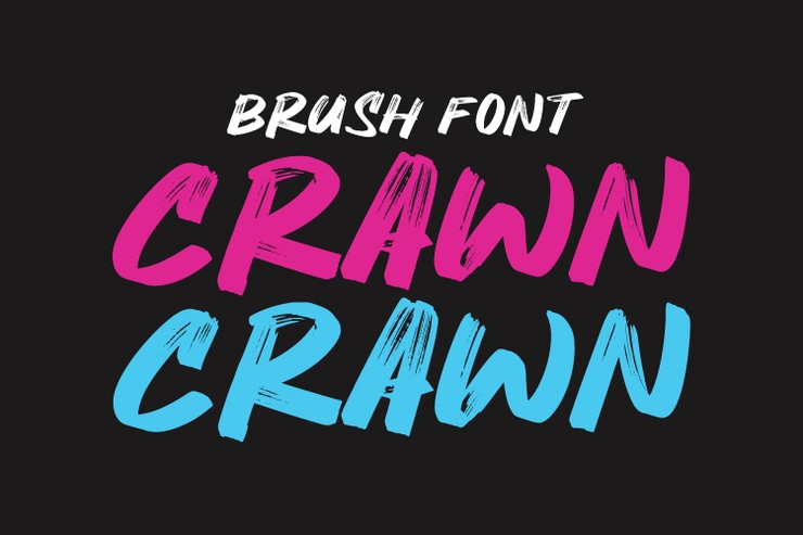 Crawn字体 1